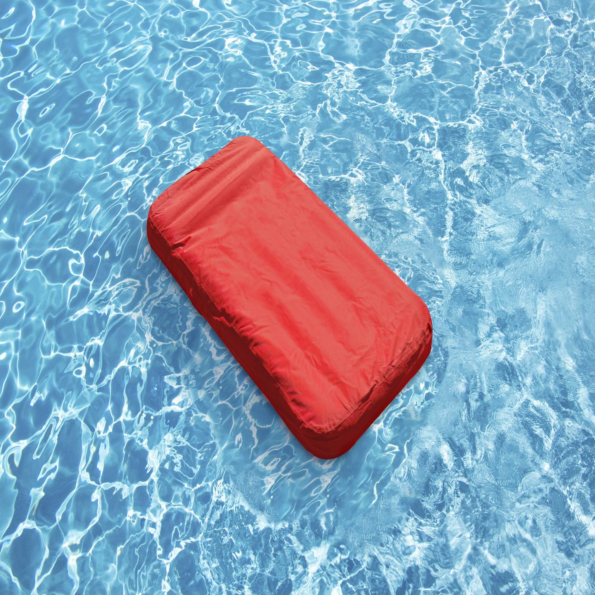Swimline SunSoft 6ft. Red Inflatable Pool Mattress Float